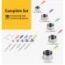 10PC Stainless Steel  Measuring Cups Spoons Set For Baking Tea Coffee Kitchen Tools With Silicone Handle