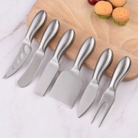 Stainless Steel Cheese Knife Set Hollow Handle Butter Knife Fork Slicer Cutlery Pizza Sandwich Cutter Grater Kitchen Baking Gadgets