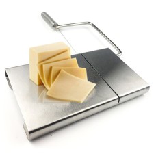 Stainless Steel Cheese Slicer Kitchen Wire Cheese Butter Cutter  Board Cutting Tool