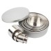 Stainless Steel Mousse Ring 12-piece Round Cake Mold Donut Cake Biscuit Mold Fondant Biscuit Cutting Mold Baking Tools