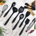 Silicone Kitchen Utensils Set Non-stick Kitchenware Cooking Tools Spoon Spatula Ladle Egg Beaters Tool Gadget Accessories